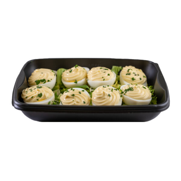 8 demi-œufs durs mayonnaise