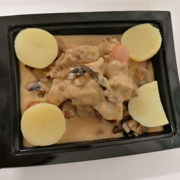 Blanquette de veau à l'ancienne - la part