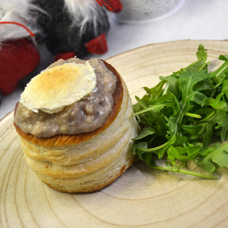 Bouchée ris de veau aux morilles - la pièce