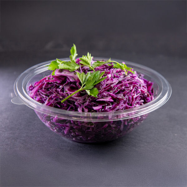 Chou rouge en salade- la part