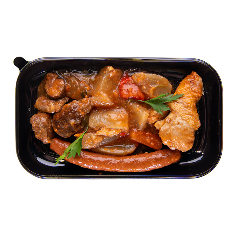 Couscous mouton, poulet, merguez, semoule - la part
