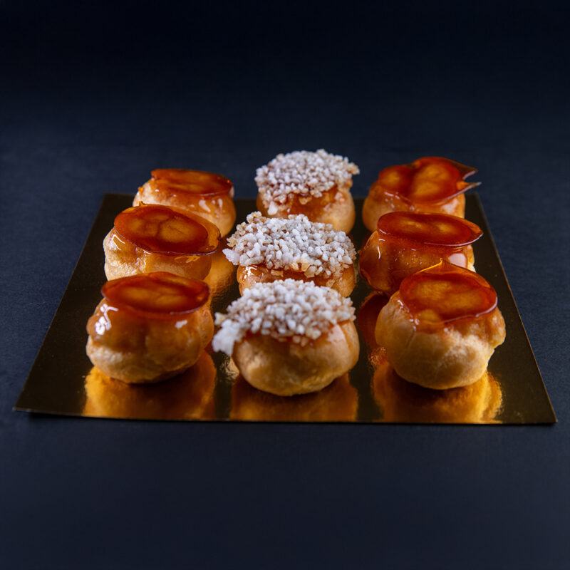 Petit chou caramélisé crème vanillée – Image 2