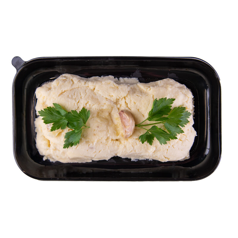 Purée de pommes de terre à l'ail doux - la part