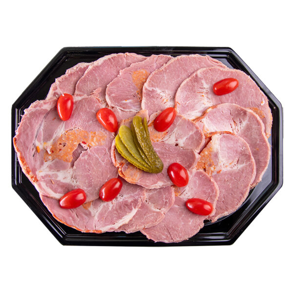 Rôti de porc piment d'Espelette cuit tranché froid - 6 pers.