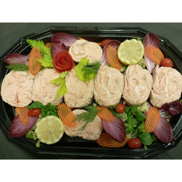 Saumon Bellevue mayonnaise - la part