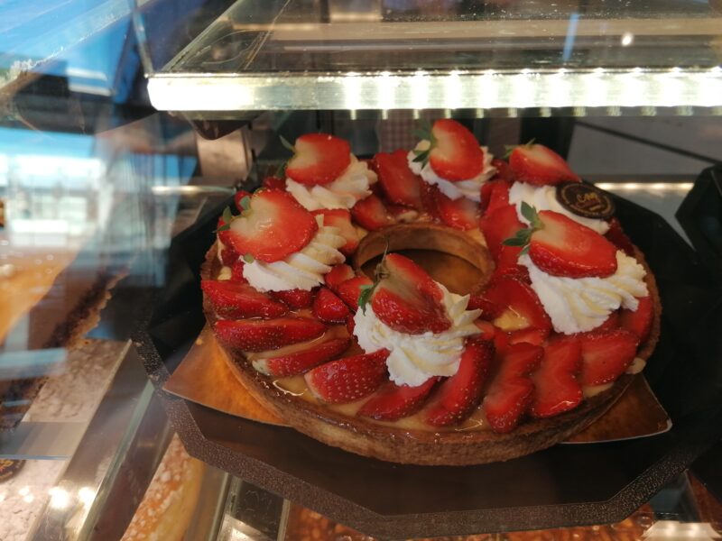 tarte couronne aux fraises