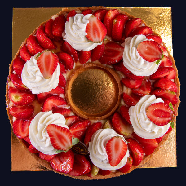 Tarte couronne aux Fraises - 6 pers.
