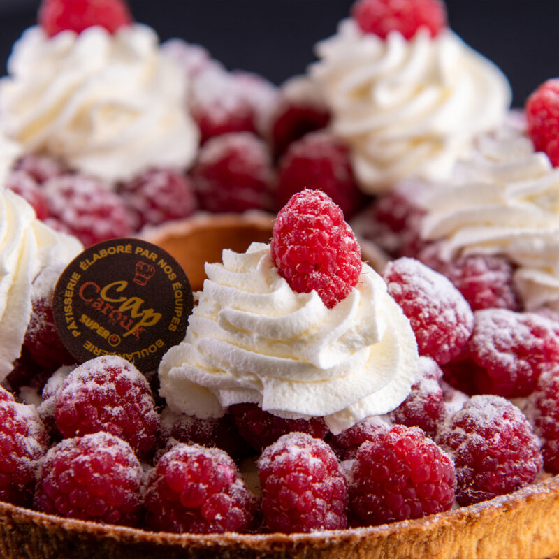 Tarte couronne aux Framboises fraiches - 6 pers. – Image 3