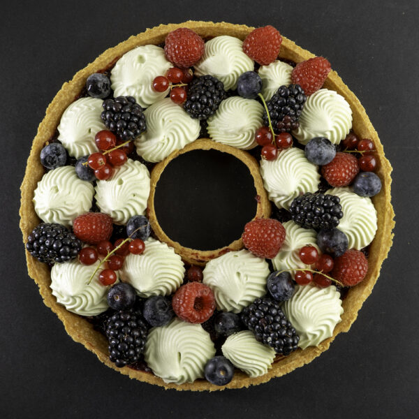 Tarte couronne Pistache Fruits des bois - 6 pers.