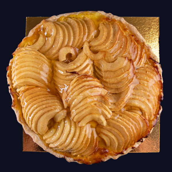 Tarte crème pâtissière aux pommes - 6 pers.