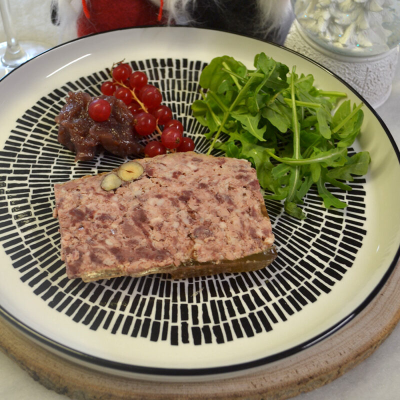 Terrine de gibier - la part