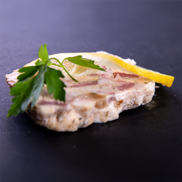 Terrine de poulet au citron confit - la part